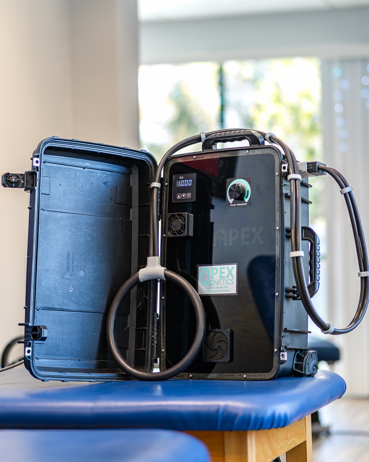 Apex Magnetics PEMF therapy equipment at Simi Valley Spine & Wellness