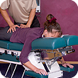 womangetting spinal adjustment